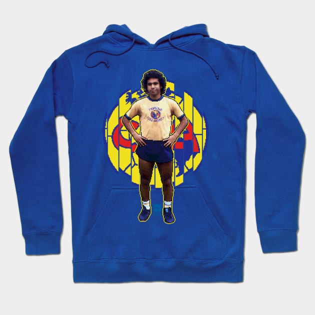 Cristobal Ortega 8bit Retro America pixelart Hoodie by akyanyme